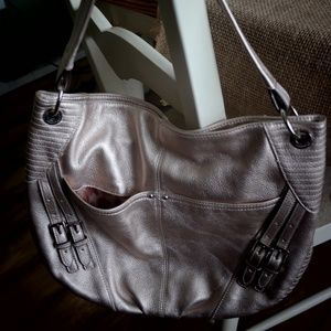 Metallic B. Makowsky Purse